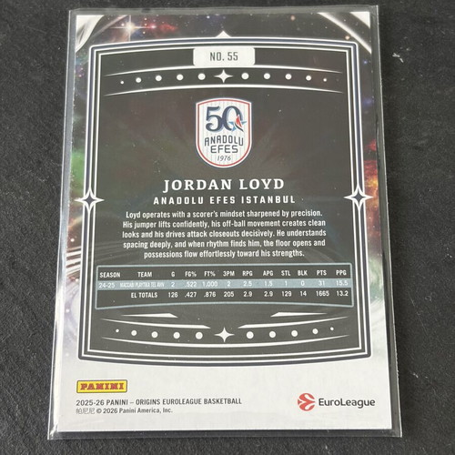 Jordan Loyd Silver Origins basketball card new