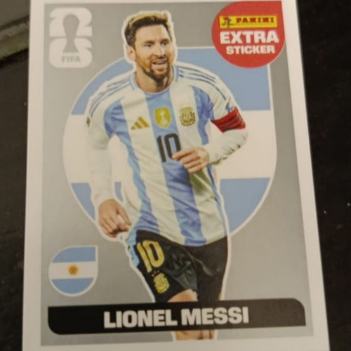 Silver Lionel Messi World Cup 2026 Extra Sticker new