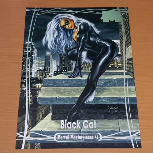 Marvel Masterpieces XL Base Card #33 Black Cat like new