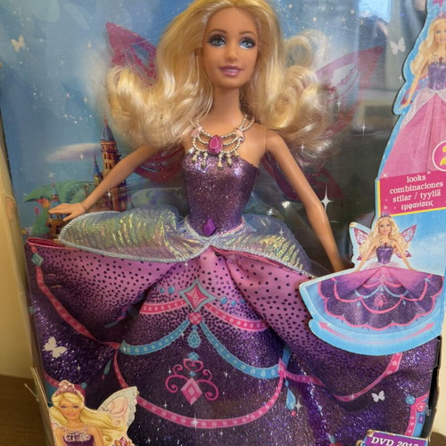 Barbie Mariposa and The Fairy Princess Catania Doll 2012 Mattel like new