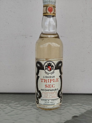 Triple Sec Bourla Frères рядко, ново, Солун 1960-те