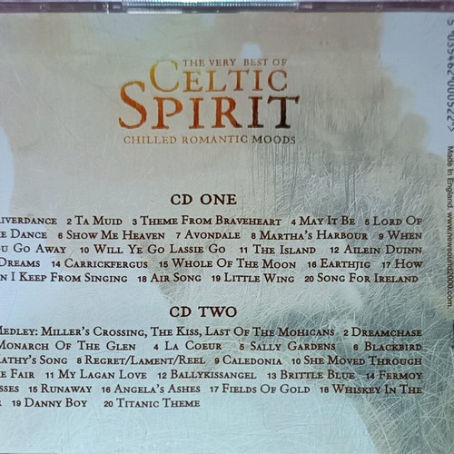 Celtic Spirit double CD used, folk, chilled romantic moods