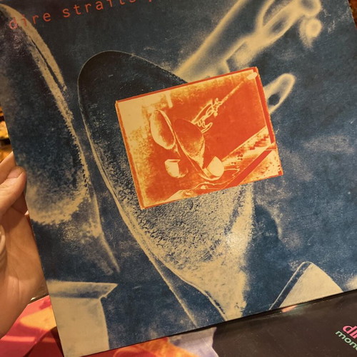 Dire Straits On Every Street vinyl used, original 1991 edition