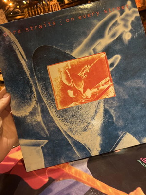 Dire Straits On Every Street vinyl used, original 1991 edition