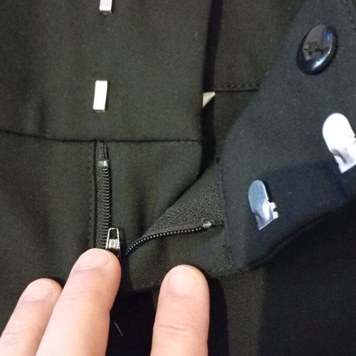H&M fabric pants like new, size 152 cm, black