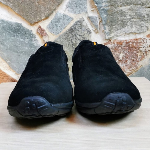 Urtesico men's leather shoes, genuine cowhide, size 45, black