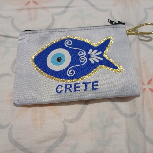 Wallet new blue and silver