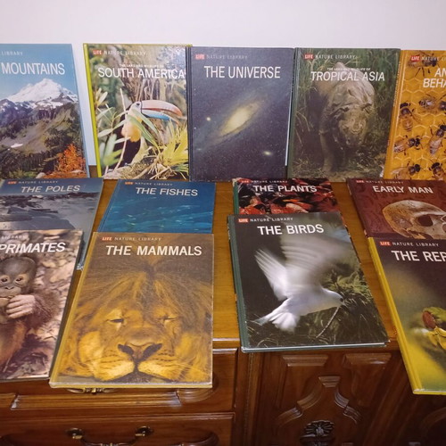 Life Nature Library educational natural history books used, set of 13