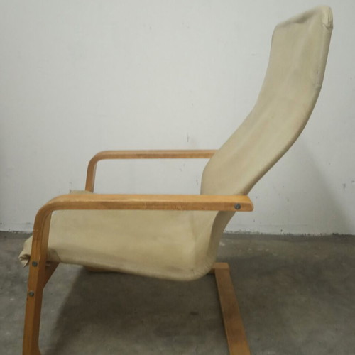 Ikea Pello armchair used with Ikea Lack wenge side table