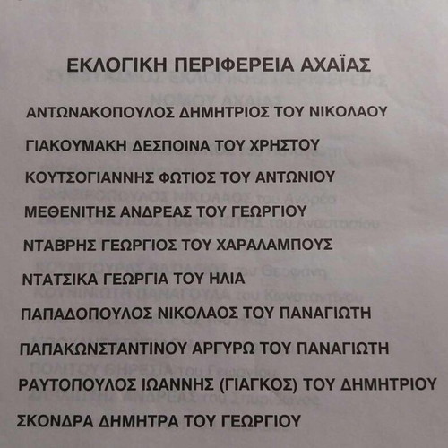 Parliamentary election ballots 4-10-2009 like new, pack of 19