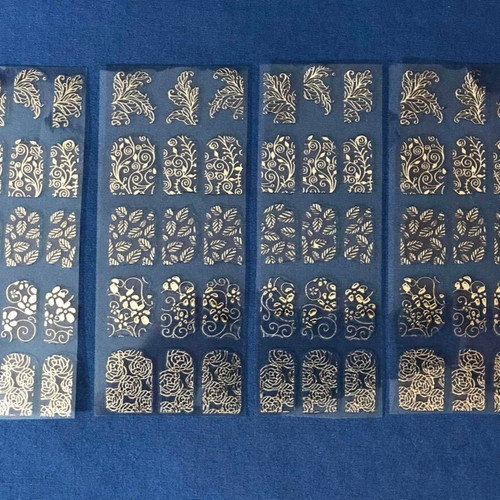 3D Nail Stickers pack of 4 new
