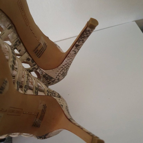 Vince Camuto leather shoes snake print size 36 like new