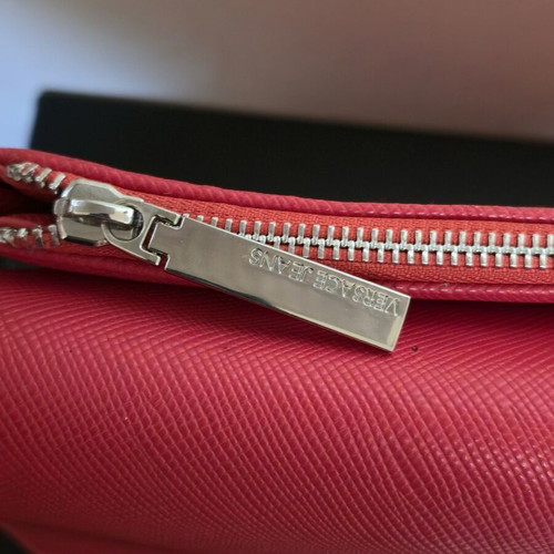 Versace Jeans crossbody bag used, coral color