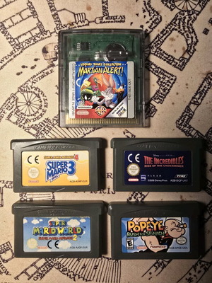 Game Boy cartridges like new
