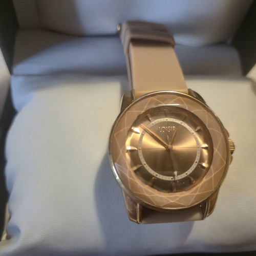 Loisir wristwatch, gold color, women's