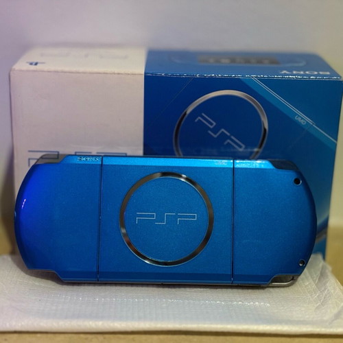 Sony PSP-3000 Vibrant Blue used, complete in box