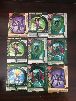 Bakugan карти употребявани, комплект всички заедно