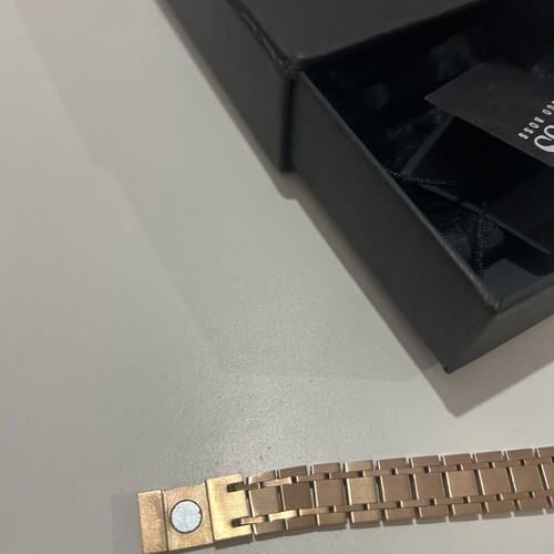 Hugo Boss men's bracelet rose gold plated stainless steel