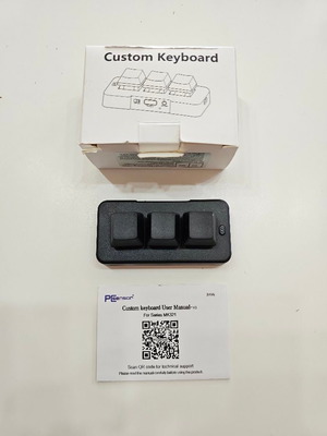 PCsensor MK321G 3-πλήκτρο μίνι μηχανικό πληκτρολόγιο, RGB