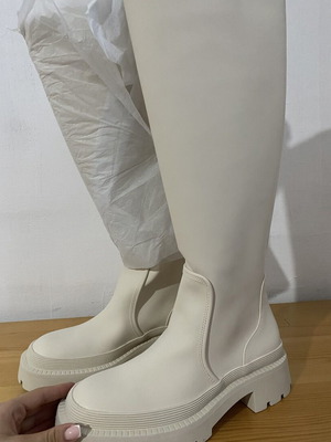 Zara beige boots size 37