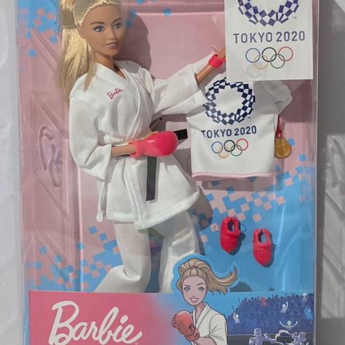 Barbie Tokyo 2020 Olympic Games Karate Doll new, GJL74