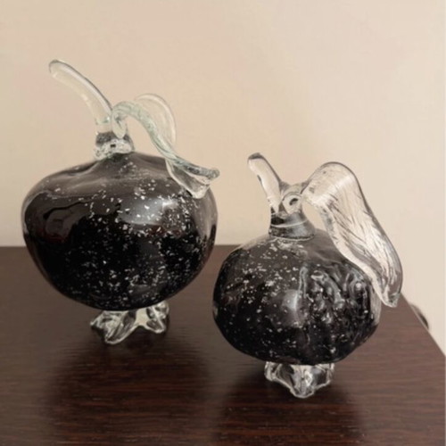 Decorative glass pomegranates new
