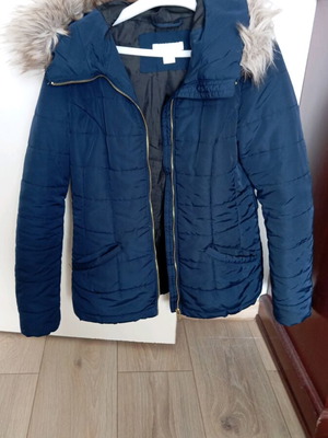 H&M jacket size 38 blue winter like new