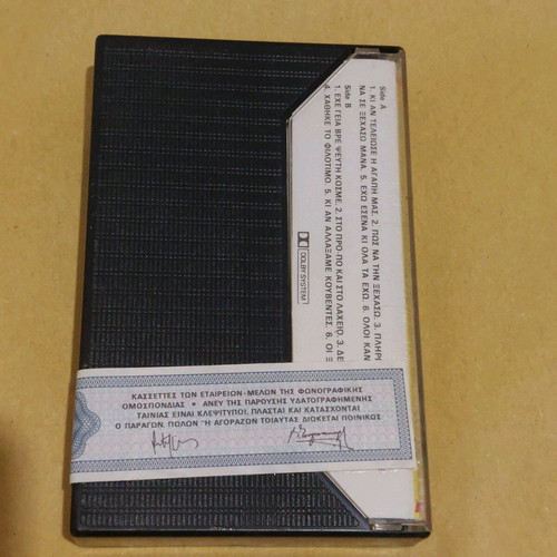 Paschalis Terzis Ethniki Thessalonikis audio cassette like new 1986 laiko