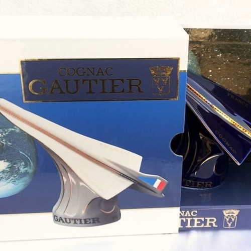 Gautier Cognac collectible cognac in Concorde bottle new