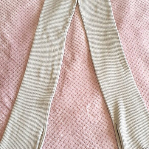 H&M Fitted Pants beige like new, size S