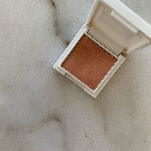 Korres eyeshadow used, shimmering warm golden copper 22S Orange