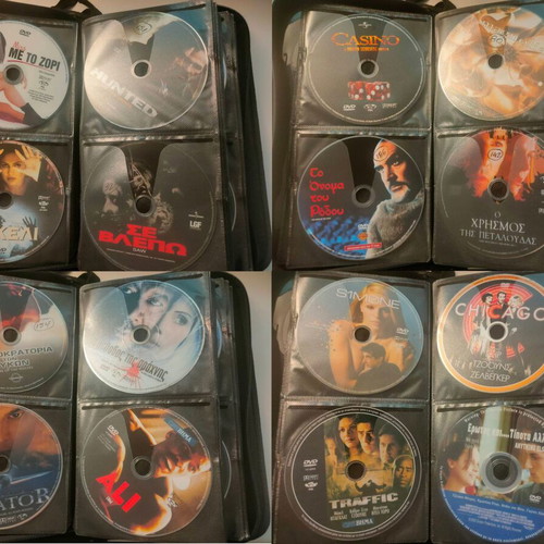 Συλλογή 70 DVD ταινιών σαν καινούργια με υπότιτλους