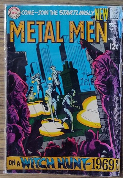  DC COMICS xenoglossa METAL MEN (1963)