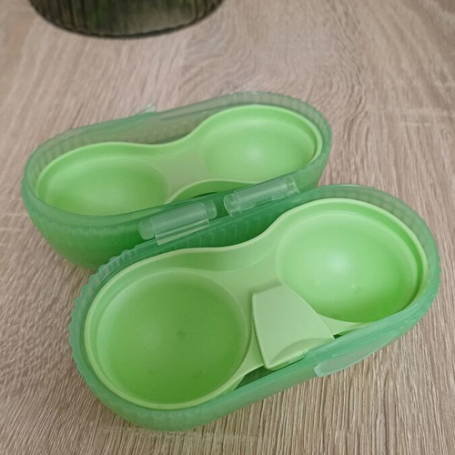 Tupperware egg holder for 2 eggs new
