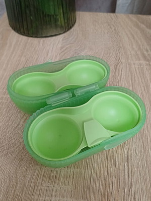 Tupperware egg holder for 2 eggs new