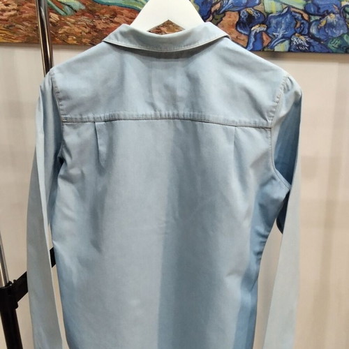 ZARA Trafaluc light blue denim shirt, M
