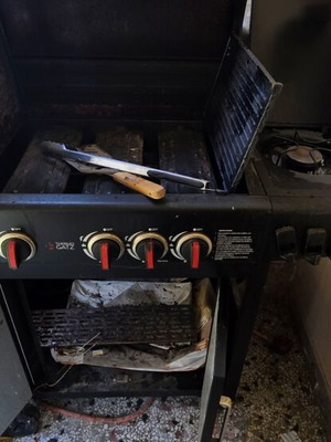 Thermogaz gas grill used