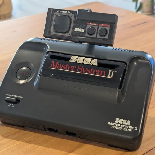 Minimalist Master System 2 stand with controller made to order