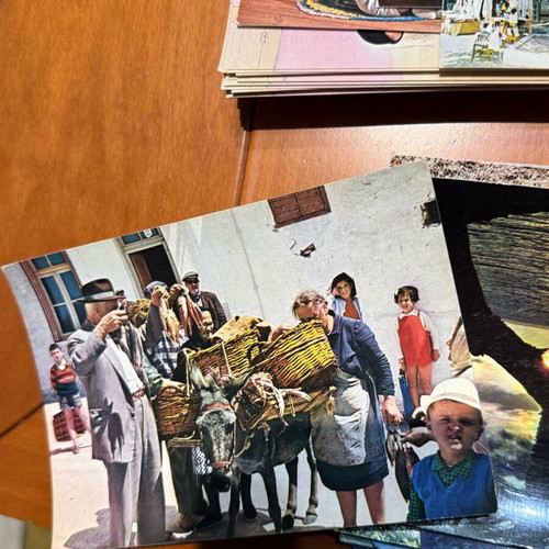 Vintage Crete postcards used, collection of 67 pieces from the 90s
