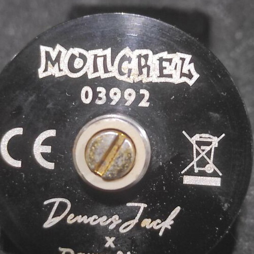Mongrel RDA by Damn Vape like new, black