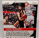  Κάρτα Milos Teodosic Los Angeles Clippers Ολυμπιακός 2018 Ice Pink Parallel Prizm Panini