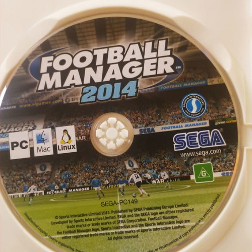Football Manager 2014 and 2015 PC games used
