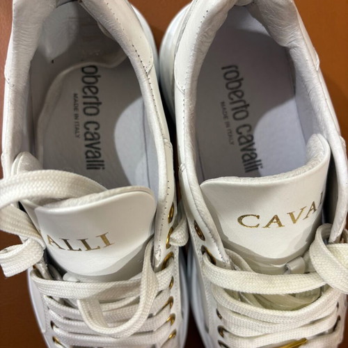 Roberto Cavalli 18620 women's sneakers new, white size 36