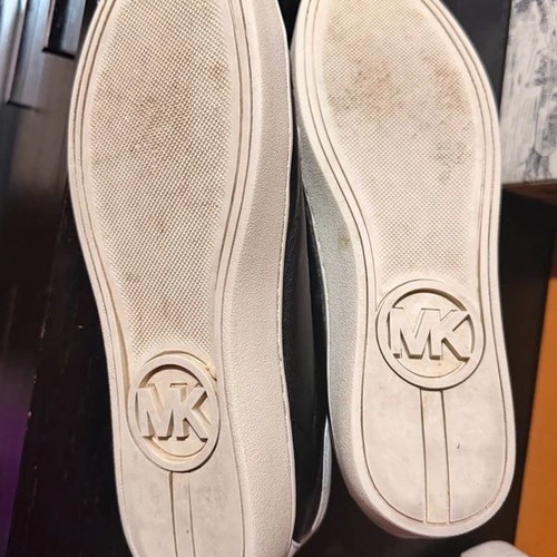Michael Kors women's sneakers used, black and white, size 38