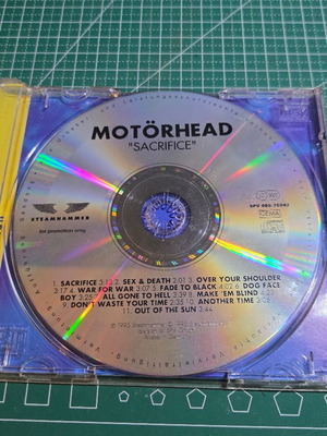 Motörhead Sacrifice Promo CD like new, German edition 1995