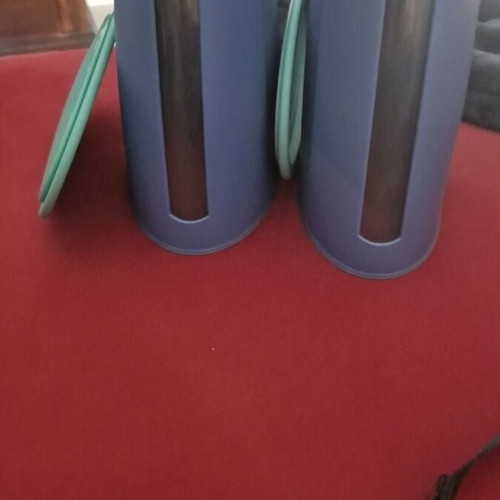 Tupperware storage container 1.6 L new, purple with green lid