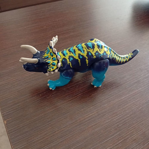 Playmobil Triceratops figure used, 20cm long