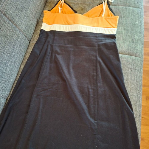 Billy Sabbado dress used, black and orange, size M