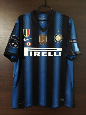 Inter Milan 2010 11 Eto'o jersey authentic, like new, large