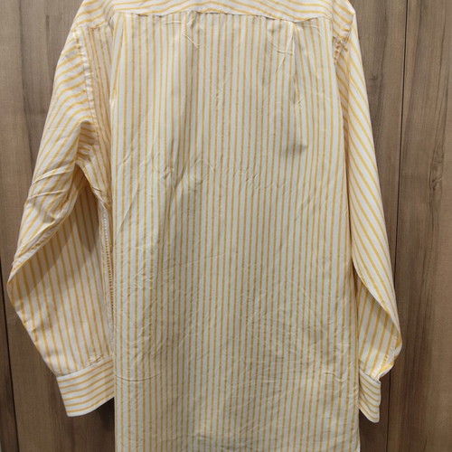 Charles Tyrwhitt striped yellow shirt, 100% cotton, size 16/34in